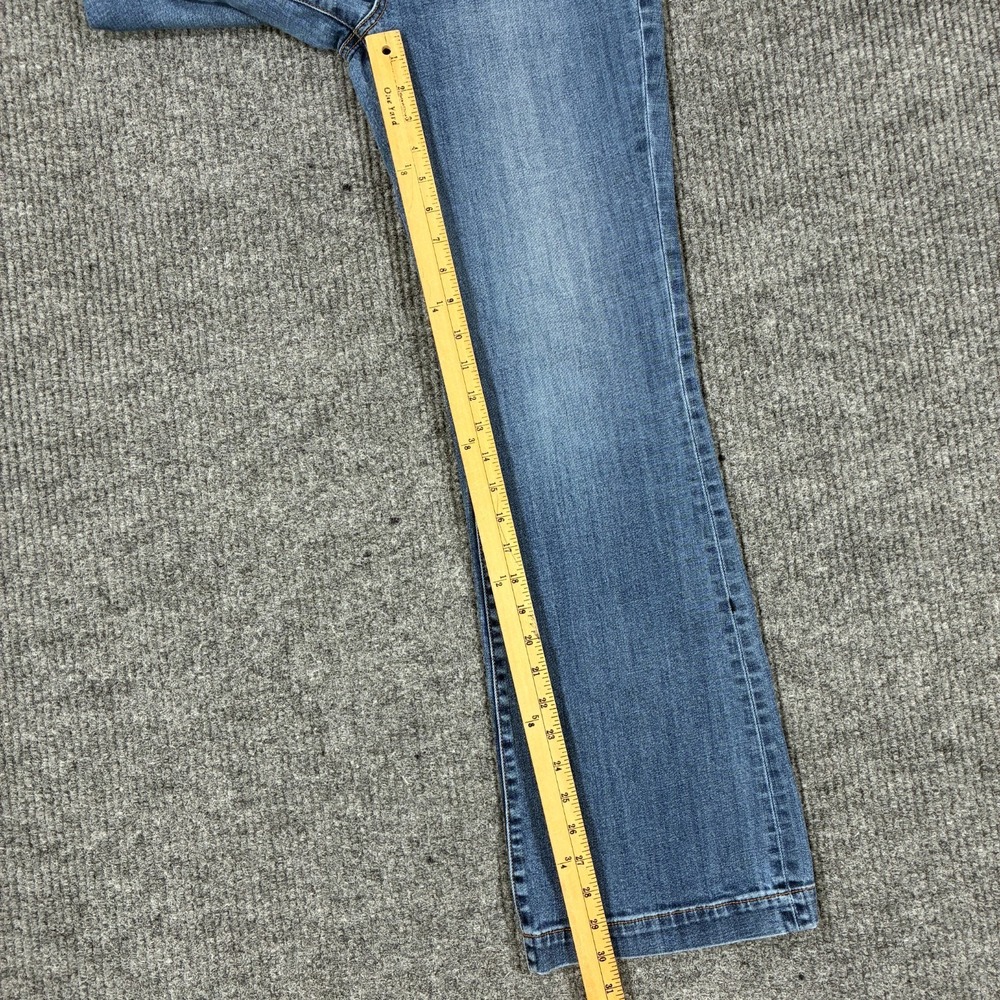 Talbots Simply Flattering 5 Pocket Jeans Womens 6 Bootcut Stretch Blue Denim - Picture 7 of 10